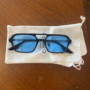 Retoro Eyewear Eden Black/Blue Sunglasses